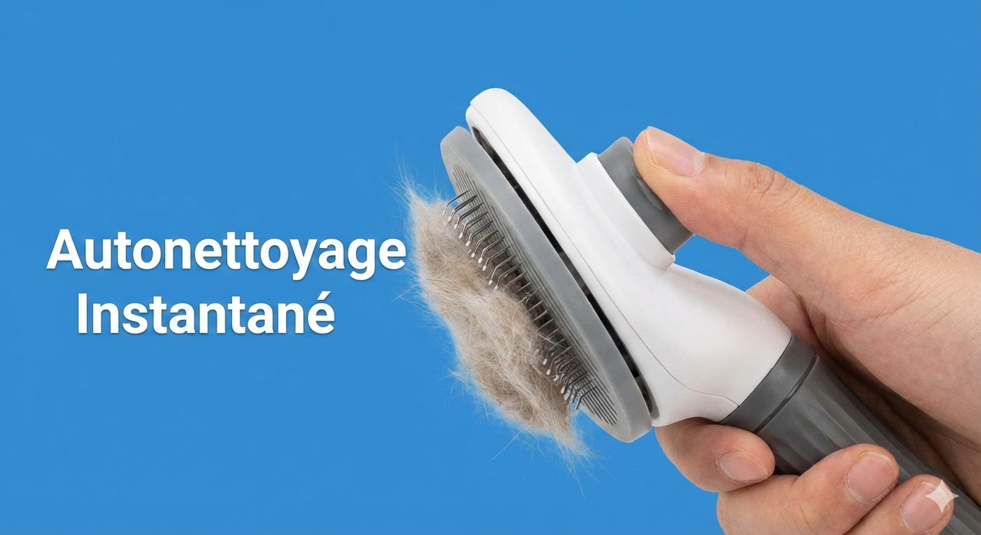Brosse autonettoyante